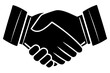 © Trendy CraftSVG  - Handshake icon, Business agreement handshake vector