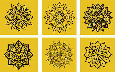 Wall Mural - Indian mandala design vector art work