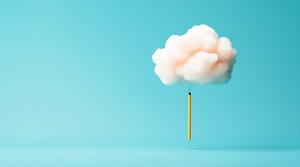 Poster - A simple, minimalist illustration of a speech bubble with a thought bubble inside, representing an idea or thought.