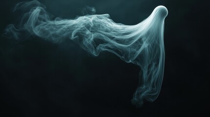 Wall Mural - Abstract Smoke Ghost.