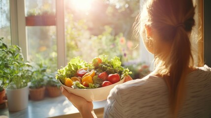 Wall Mural - Fresh Homegrown Produce on a Sunny Windowsill