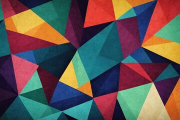 Wall Mural - Geometric background abstract art background