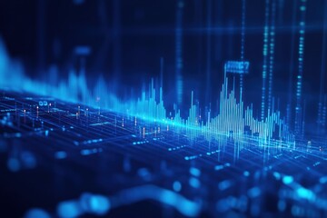 Poster - Abstract Digital Data Visualization
