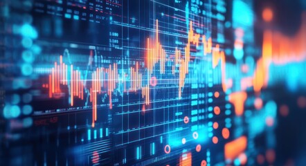 Poster - Abstract Digital Data Visualization