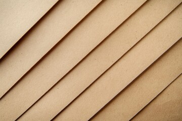 Abstract brown recycled paper background. Old Kraft paper texture box craft stripes pattern. top view , ai