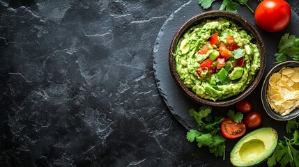 guacamole day with copy space 