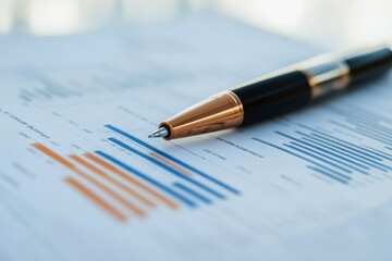 Poster - Pen on Financial Data
