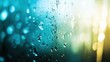 © @desy - Raindrops on Glass, Blurred Background