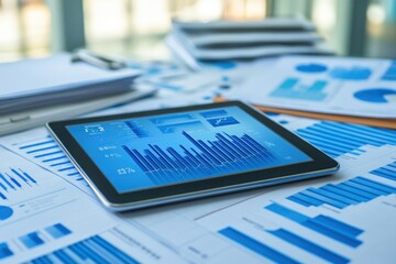 Poster - Financial Data Analysis on Tablet