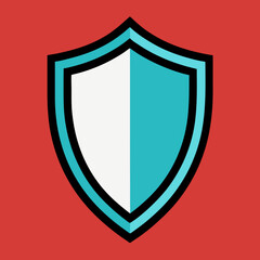 shield icon symbol vector illustration