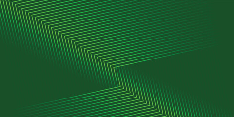 Wall Mural - Dark abstract background with green waves. Bright green waves. Shiny moving lines elements. Modern luxury template design. Suitable for banner, invitation, flyer, poster, presentation. line modern