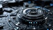 © IgitPro - Abstract backdrop features a circle background. The shapes are circular and decorative.