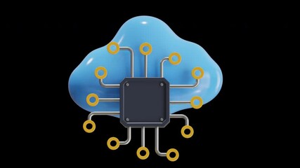 Poster - 3D Animation of Increasing Connectivity with the Internet of Things (IoT) | Alpha Channel