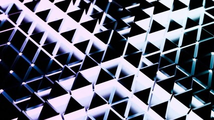Poster - Exploring Geometric Patterns in Abstract Design That Highlights Unique Triangular Shapes. Design