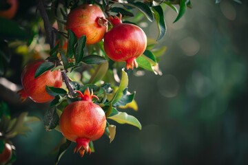 Grapefruit harvest on a branch in the garden, agribusiness business concept, organic healthy food and non-GMO fruits with copy space 
