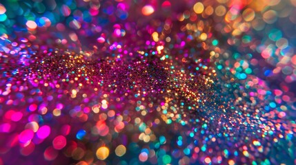 Fototapete - Glitter Pop background photo with colorful marble pattern.