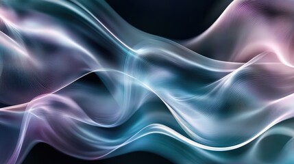Leinwandbilder - Abstract modern wave background with energetic lines and smooth transitions, offering a sophisticated and dynamic look for digital and print content.