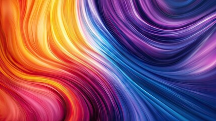 Poster - Dynamic abstract background with vibrant, swirling colors and fluid motion, ideal for creating eye-catching design templates.