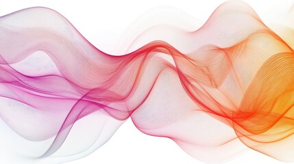 Fototapete - Dynamic wave pattern with smooth, flowing lines and gradient colors, offering a modern and visually appealing backdrop for various applications.