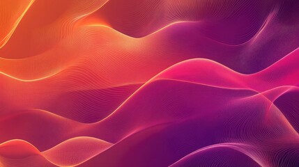 Fototapete - Vibrant modern wave background featuring fluid, dynamic lines and energetic motion, ideal for adding a contemporary touch to digital media.