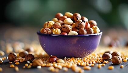 hazelnuts in a bowl