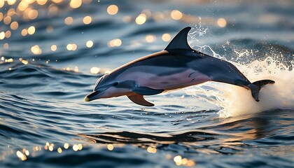 Wall Mural - dolphin jumping out of water