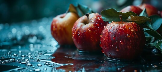 Wall Mural - close up of a apple