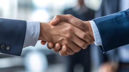 Deal partnership handshake