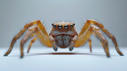 Wall Mural - Macro Photography of a Jumping Spider