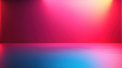 Empty gradient studio background with a soft shadow, ideal for product display or creative projects.