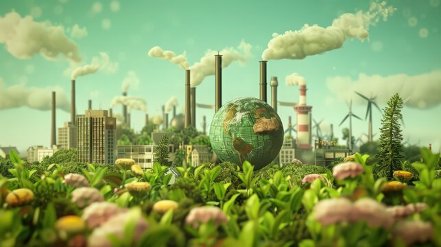 A visual summary of international agreements aimed at reducing carbon dioxide emissions and combating climate change