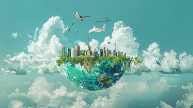A visual summary of international agreements aimed at reducing carbon dioxide emissions and combating climate change