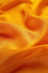 Aufkleber - Vibrant orange fabric with criss-cross pattern, close-up view from slightly elevated angle. Fabric texture stands out against blurred background. Suitable for sports clothing and abstract design.
