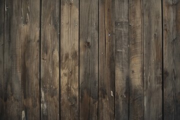Poster - Rustic wooden wall texture with light brown planks, uniform pattern, and blurred background. Ideal for design, decoration, or photography projects requiring natural, earthy atmosphere.