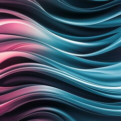 Sticker - Abstract background with smooth lines and waves.