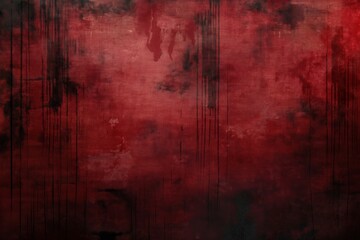 Poster - Dark red abstract texture on left, gray background on right. Velvet blank poster texture. Contrast creates visually interesting composition. Dominant dark red and lighter gray colors.