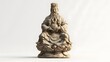 © Mr image - 109. 'The Taoist Celestial Emperor statue in 3D, elegantly designed with traditional textures and details, set against a clean white background.