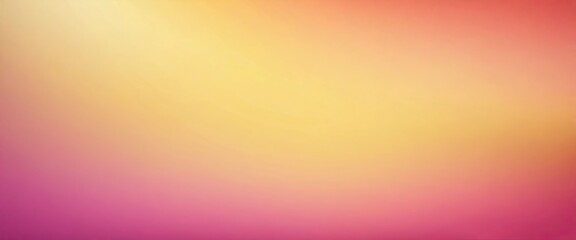 Sunset Glow, Golden Hour, Coral Dream on grainy gradient colorful with copy space for any design