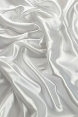 Aufkleber - Close-up view of white fabric with slight curl at edges, blurred background. Fabric texture adds depth and mystery to image. Perfect for tech, fashion, or design projects.