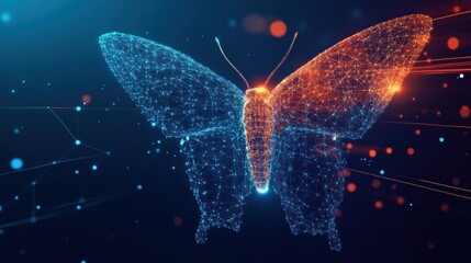 Poster - Digital Butterfly