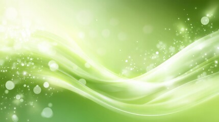 Abstract shiny soft green vector background with smooth transitions and elegant lighting effects, creating a serene and modern feel