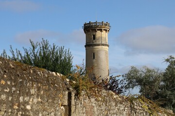 Ancien phare, vue de l'extérieur, ville de Honfleur, département du Calvados, France