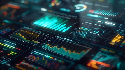 Aufkleber - sophisticated fraud detection software interface with real time alerts and transaction histories