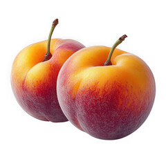 Wall Mural - apricot isolated on a transparent background png file no background png file