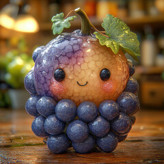 Poster - Grape Character.