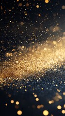 Poster - Abstract gold glitter background.