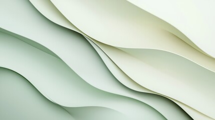 Poster - Gentle curves form a soothing background with flowing lines and smooth shapes, adding a modern touch to any project. Soft pastel tones blend seamlessly for a peaceful atmosphere
