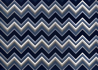 a futuristic illustration of zigzag lines in shades of silver and grey, arranged in a repeating patt