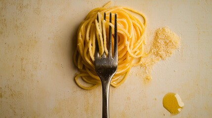 A good fork with just spaghetti around