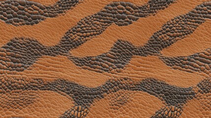 Poster - The seamless pattern showcases detailed brown and black snakeskin textures, mimicking natural designs and offering an exotic backdrop ideal for digital use SEAMLESS PATTERN